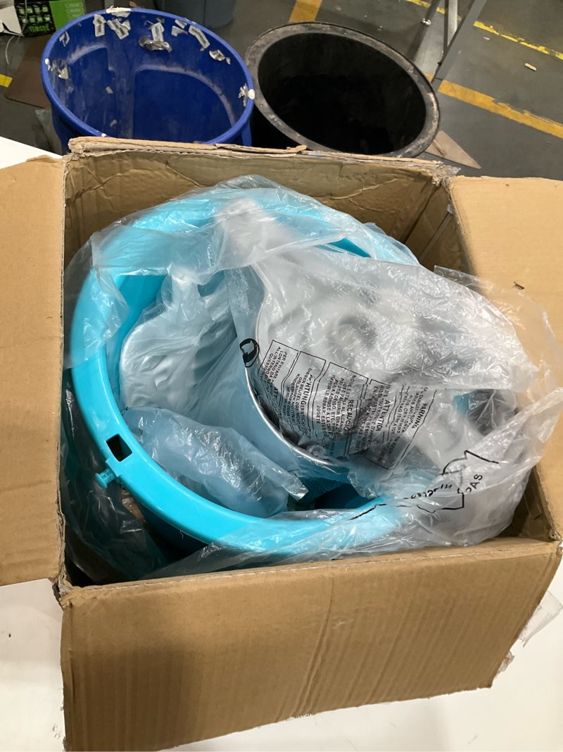 Condition photo showing Good Condition for nostalgia electric ice cream maker - old fashioned soft serve ice cream machine makes frozen yogurt or gelato in minutes - fun kitchen appliance - blue - 4 quart 4 qt blue
