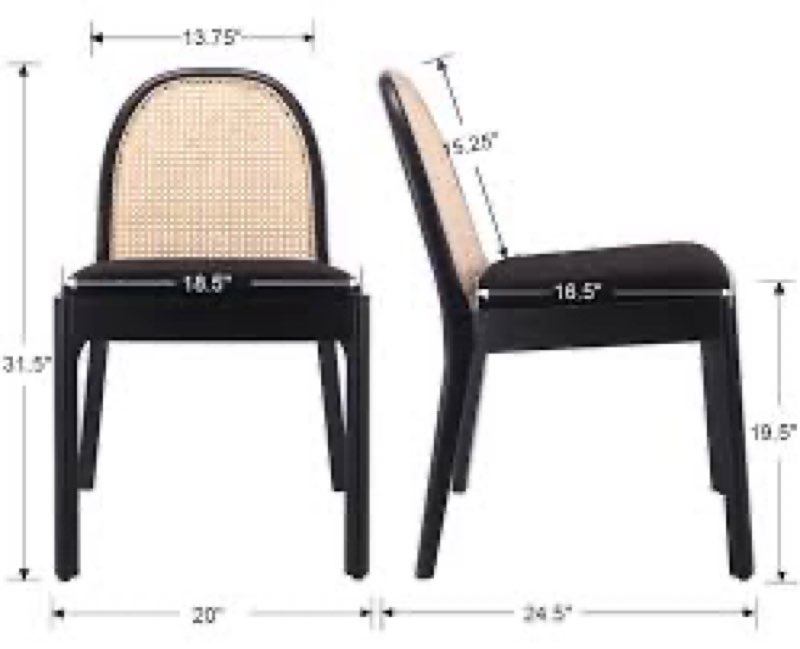 Hokku Designs Kashtyn Fabric Solid Back Side Chair & Reviews | Wayfair