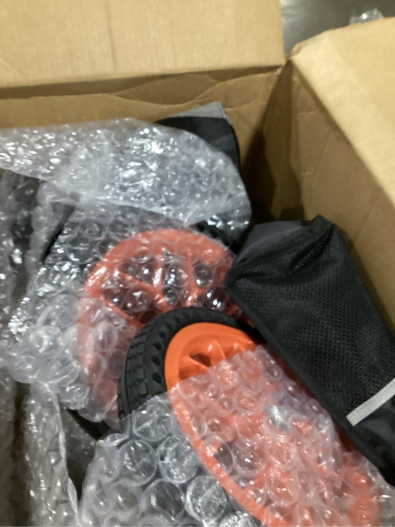 Condition photo showing Good Condition for gicool 4.10/3.50-4" flat free tire and wheel, 10" heavy duty solid tire, 5/8" axle bore hole, 2.2" offset hub, for hand truck garden cart wagon trolley dolly, 2 pack