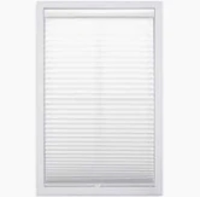 1 inch cordless semi sheer light filtering pleated shade