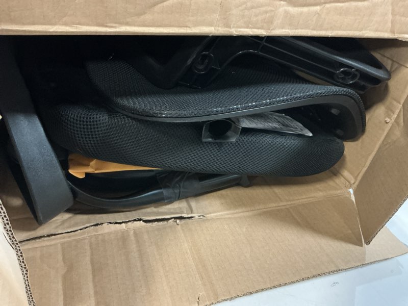 Condition photo showing As Is for Sweetcrispy Home Office Managerial Executive Chair, Ergonomic Mesh Adjustable Swivel Mid-Back Comput