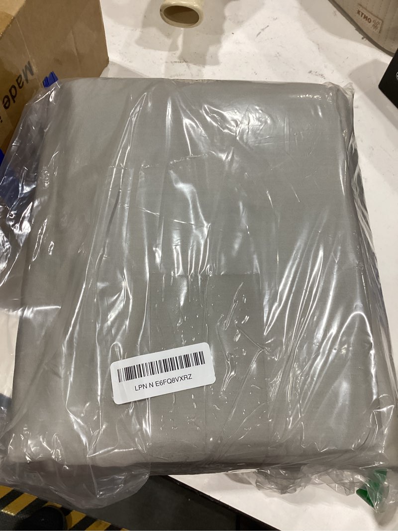 Condition photo showing Good Condition for mygiza sheets 5 pcs split king sheets sets for adjustable beds, 100% certified giza egyptian cotton, soft & luxurious sheets fits 16 inch deep pocket mattress, light grey split king size light grey