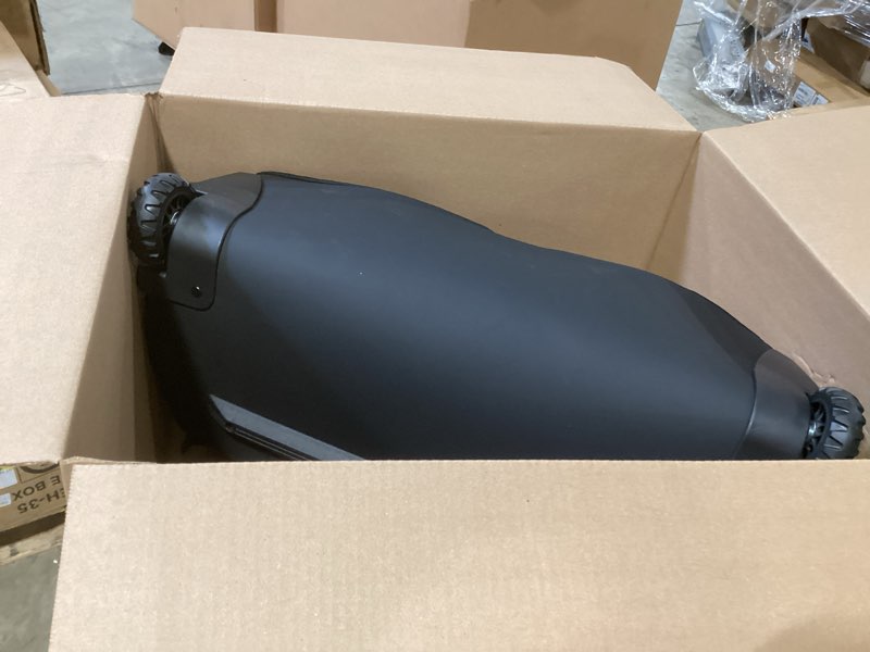 Condition photo showing As Is for yorepek padded stroller travel bag with wheels for airplane, fits nuna mixx next/triv next(remove all wheels), with a separate pocket to store stroller wheels, gate check stroller bag for air travel