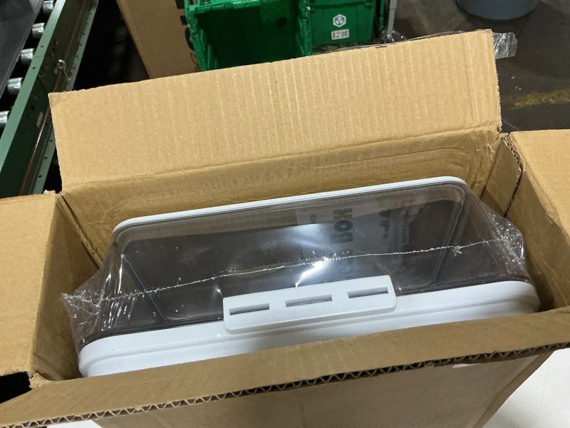 Condition photo showing Good Condition for dynta bread box for homemade bread for kitchen counter airtight, time recording bread storage container with lid, bread keeper for toast, bagel, donut and cookies, 2 pack