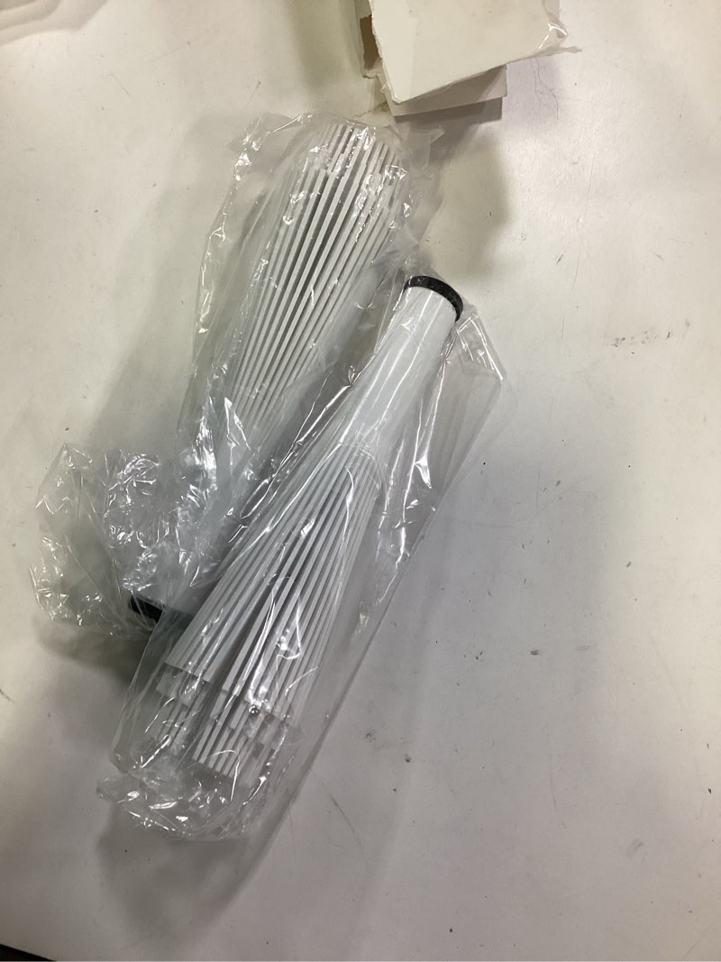 Condition photo showing Good Condition for Feekoon 2 Pack Lint Trap for Washing Machine Utility Tub and Sink Drains, Laundry Lint Catcher with Rubber Plugs, Hair Catcher, Compatible with 1. 5''and 1. 75'' Drain to Prevent Clogs in Plumbing