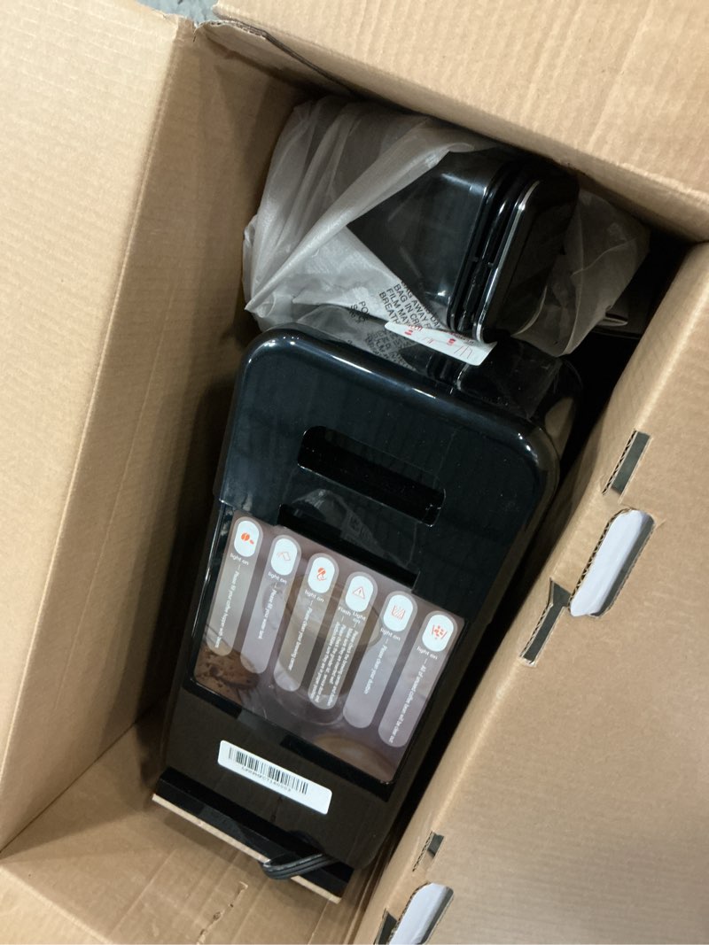 Condition photo showing As Is for Fully Automatic Coffee Machine, 20 Bar Coffee Maker with Grinder, Automatic Espresso Machine with 15 Grinding Levels, Touch Control for Cappuccino & Latte, Auto Self-Cleaning Black