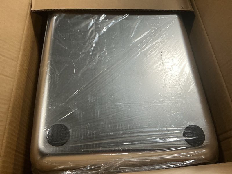 Condition photo showing New/Like New for stainless steel sifting litter box with lid, xl extra large sifting cat litter box for pine pellets & big cats,metal pellet sifter litter pan system for odor control,sifting box liners & scoop xl:23.6''×15.7''×10''