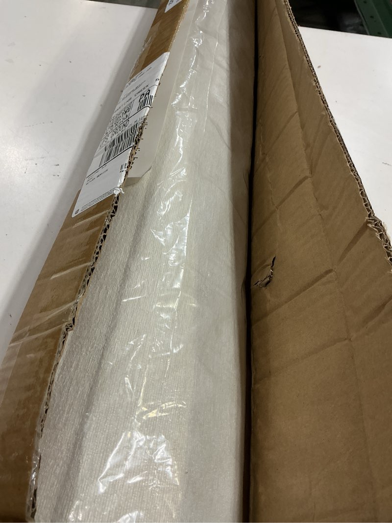 Condition photo showing New/Like New for cordless light filtering roman shades for indoor windows, bedroom, nursery, home, office, room darkening, thermal insulated & uv protection, easy install 37"w x 64"h off-white