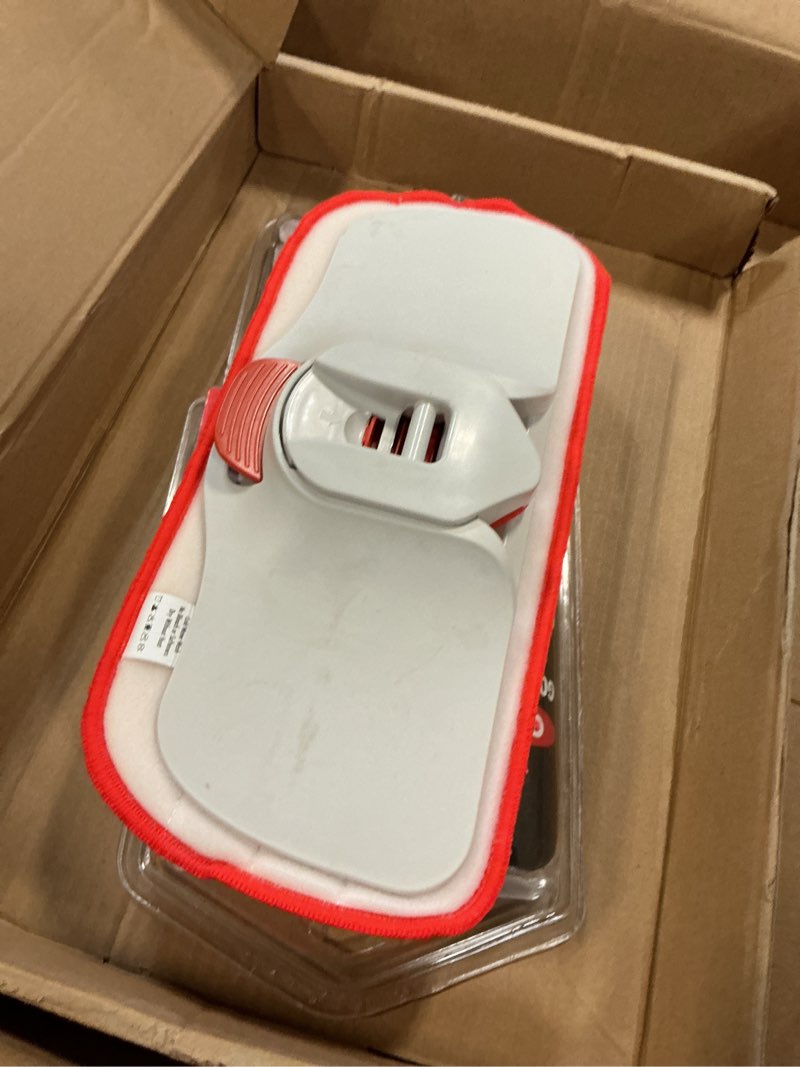 Condition photo showing As Is for OXO Good Grips Microfiber Spray Mop with Slide-Out Scrubber,Red/White Pack of 1 Spray Mop Pad Refill