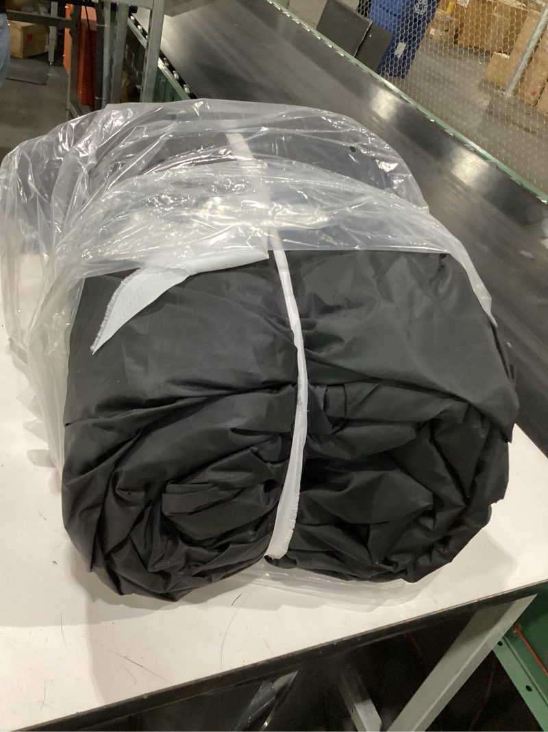 Condition photo showing New/Like New for inflatable sports tunnel entrance 16x10x10ft black, built-in blower – event inflatable tunnel tent for team intros, business promotion, trade shows, advertising & exhibitions black 16x10x10ft