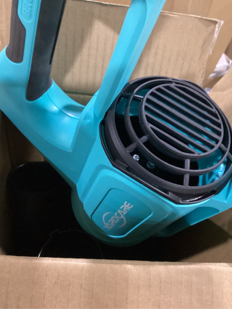 Condition photo showing Good Condition for yardcare electric cordless leaf blower