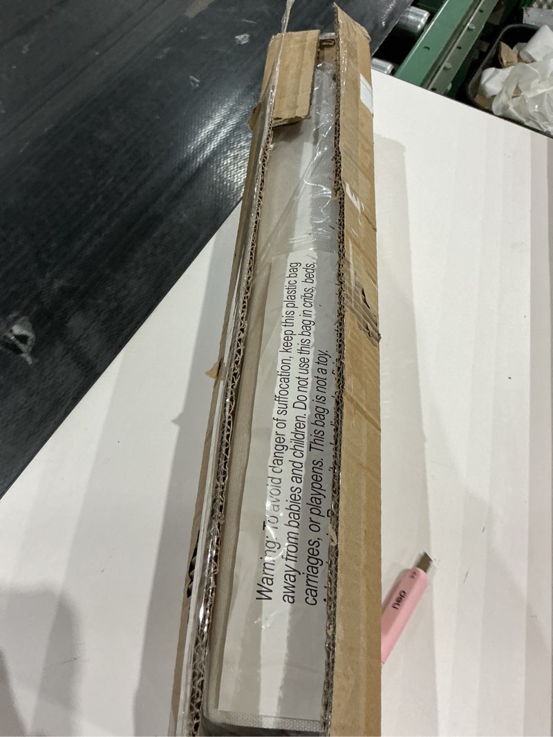 Condition photo showing New/Like New for 100% blackout no tools no drill cordless roman shades for windows, size 19 3/4" w × 60" h (for windows 20" w × 60" h) blackout - off-white blackout - off-white 20" w × 60" h