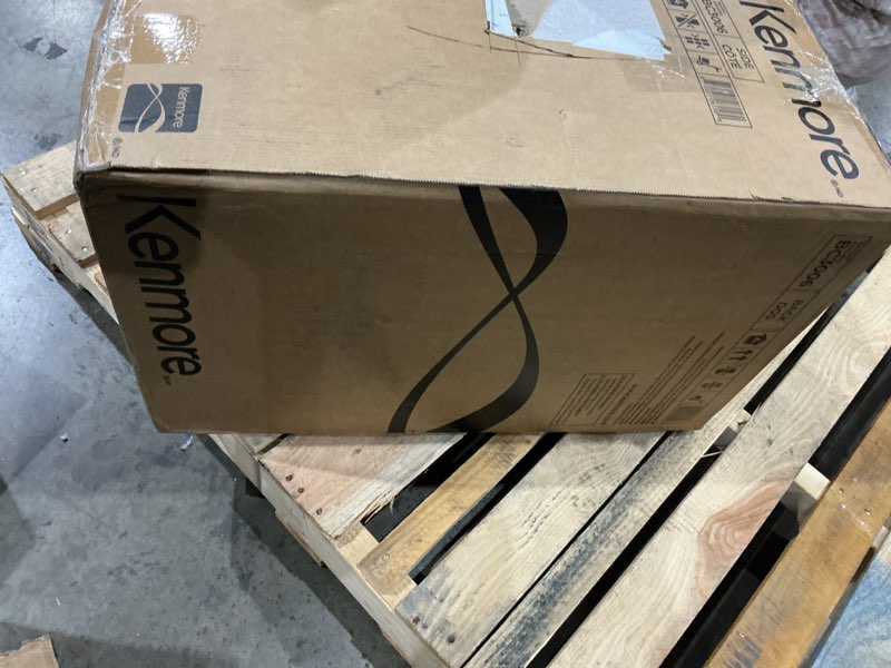 Condition photo showing As Is for kenmore bc3006 400 series pet friendly lightweight bagged canister vacuum cleaner 2-motor design with hair eliminator brushroll, hepa filter, led headlight, extended wand and auto cord rewind black w/ hair eliminator