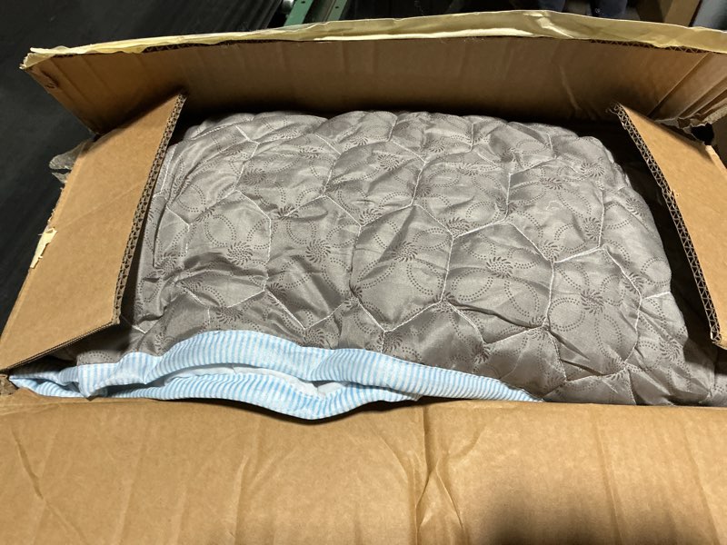 Condition photo showing As Is for Baby playpen, 79"x71"Baby Playpen with Mat Indoor?Outdoor Playpen for Babies and Toddlers with Breathable Play Pen with Ocean Balls Hanging Pocket Basketball Hoop (Gray)