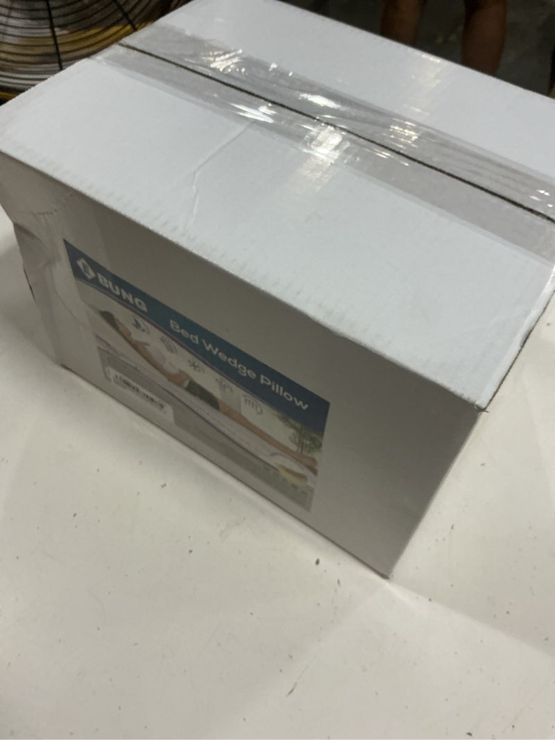 Condition photo showing New/Like New for ebung body positioner - premium memory foam wedge pillow for sleeping, sitting, snoring, heartburn relief, pregnancy, tv, reading, backrest, leg rest large: 12"