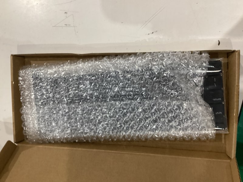 Condition photo showing As Is for hawson us a2338 keyboard replacement for macbook pro retina 13" m1 m2 a2338 2020 2022 year us layout with keyboard screws and screwdriver