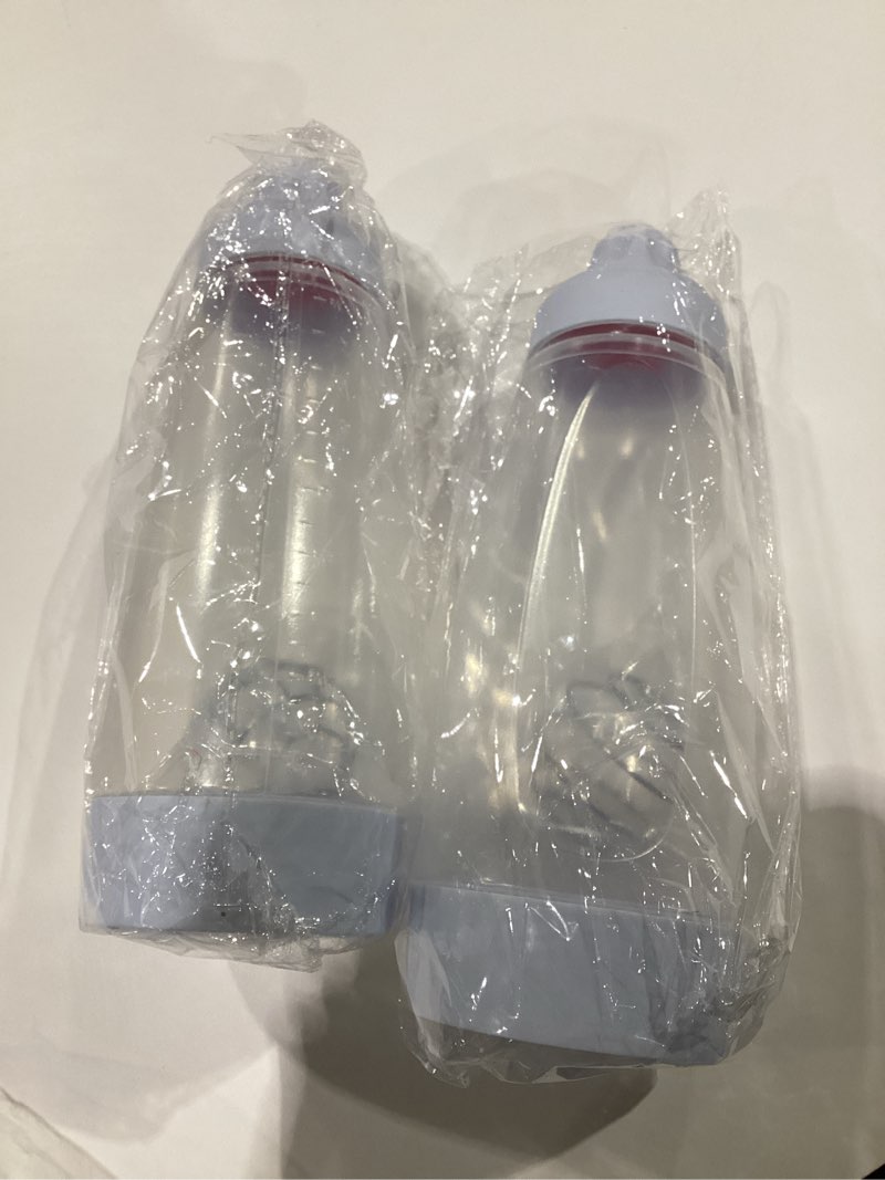 Condition photo showing New/Like New for Amazon Basics Shaker Bottle with Mixer Ball, 20 Ounce, 2 Pack, Gray, SIMILAR TO STOCK PHOTO 