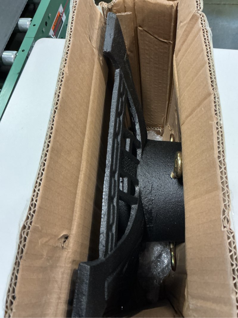 Condition photo showing Good Condition for Huwena Christmas Tree Stand with Water Reservoir 8ft Christmas Tree Holder Real Xmas Artificial Trunks Stand Fits Up to 5" Pine Holder Base Cast Iron for Xmas Rustic Decoration Square (Black,Vintage)