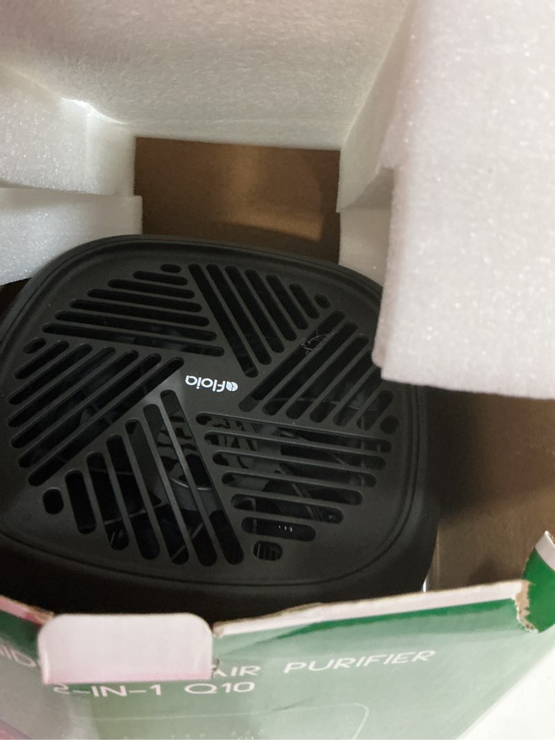 Condition photo showing As Is for afloia air purifier and dehumidifier in 1, air purifier with efficient filter, small dehumidifier combined with air cleaner, remove pet odors dust smoke for home, bedroom, bathroom black