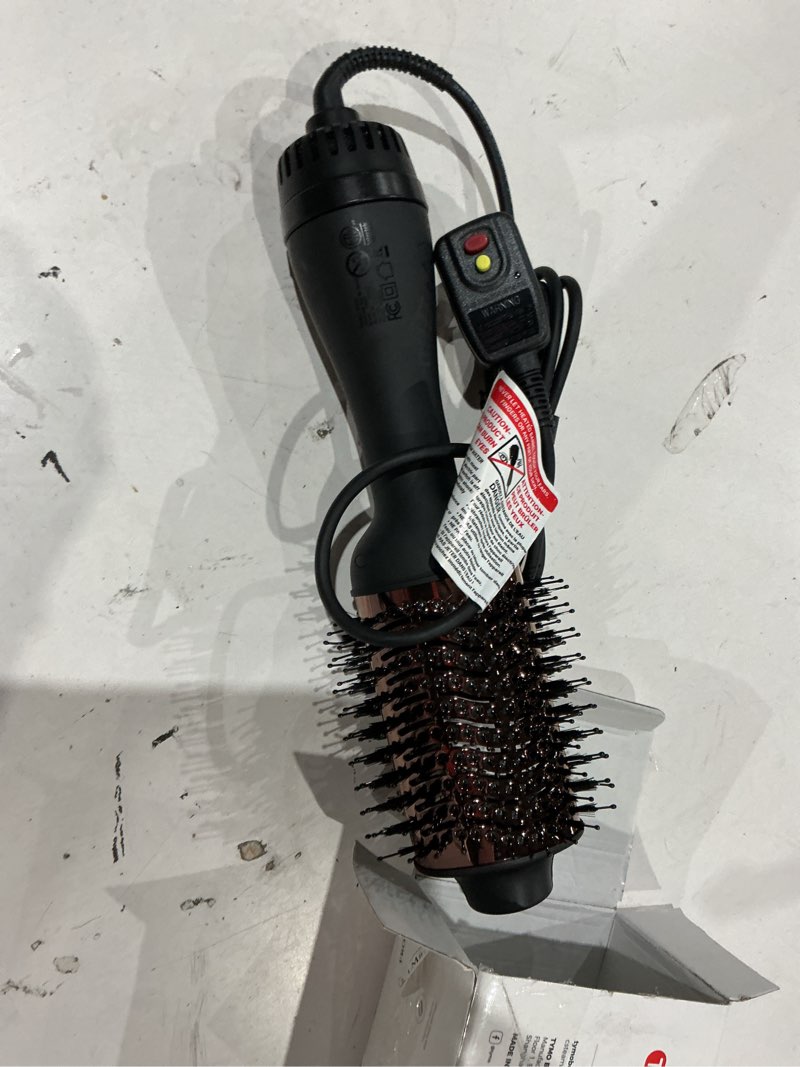 Condition photo showing Good Condition for tymo volumizer hot air brush, ionic hair blow dryer & volumizer with ceramic barrel for volume & smooth shine, frizz-free styling, black