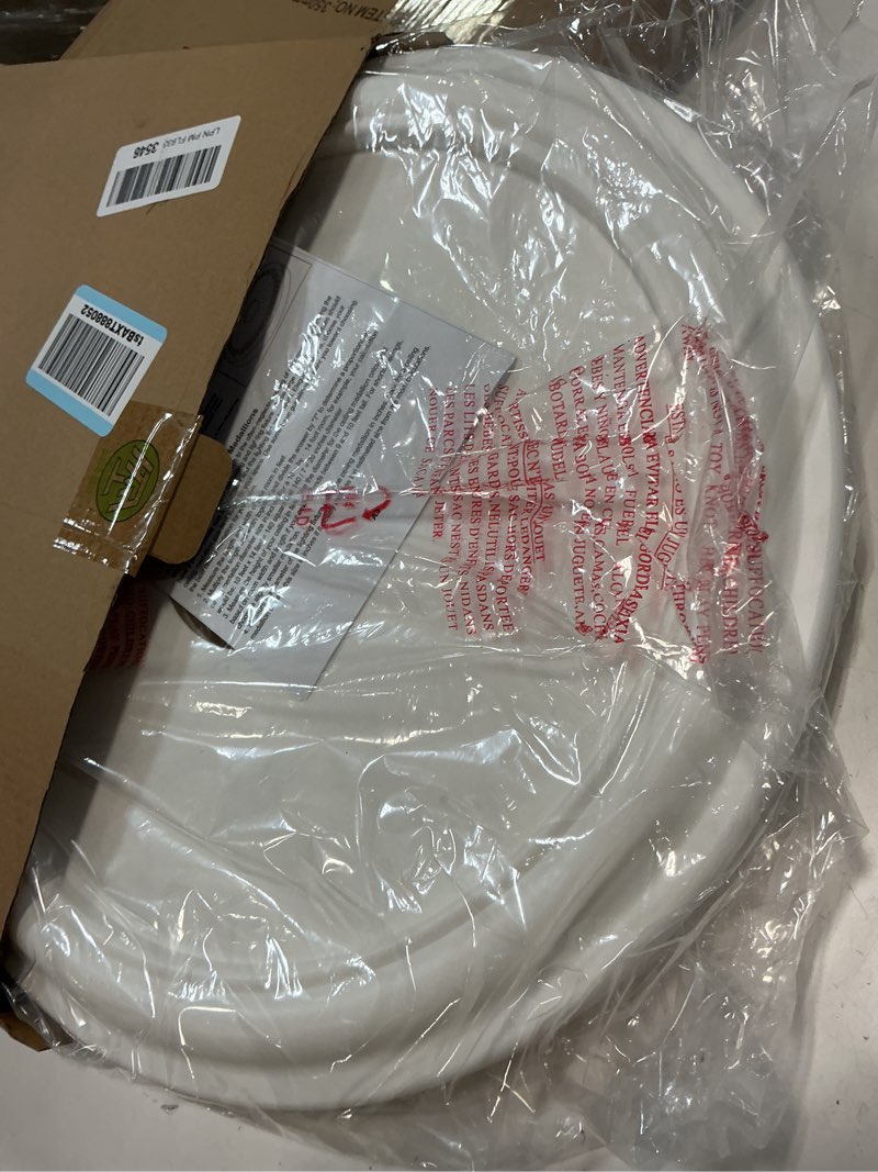 Condition photo showing Good Condition for molded nylon ceiling medallion for light fixtures and ceiling fans 16"od x 4"id x 3/4"p (fits canopies up to 12-3/8") white white-16