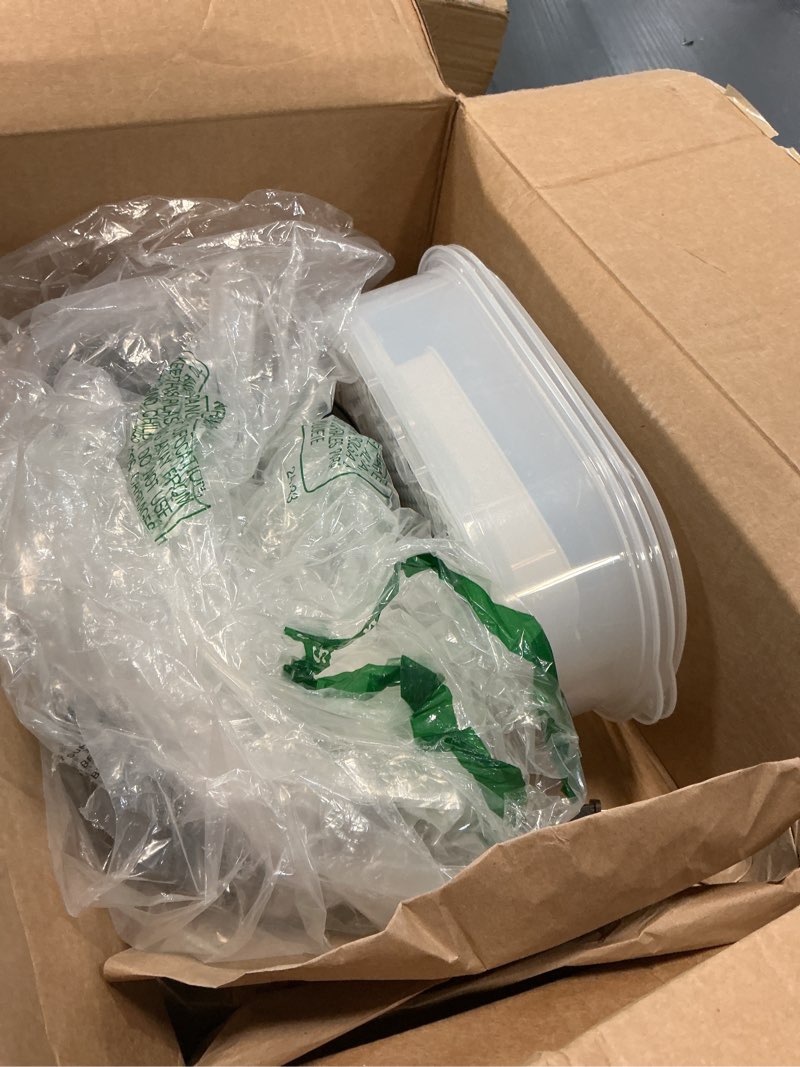 Condition photo showing As Is for aroma® double food steamer basket and electric rice steamer with easy-read water level and timer 8-quart capacity