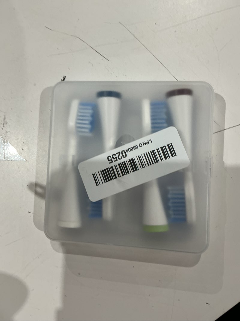 Condition photo showing Good Condition for toothbrush replacement heads for waterpik complete care 5.0/9.0 (cc-01/wp-861), strb-4ww, (4-pack, white) 4 pack, common, white