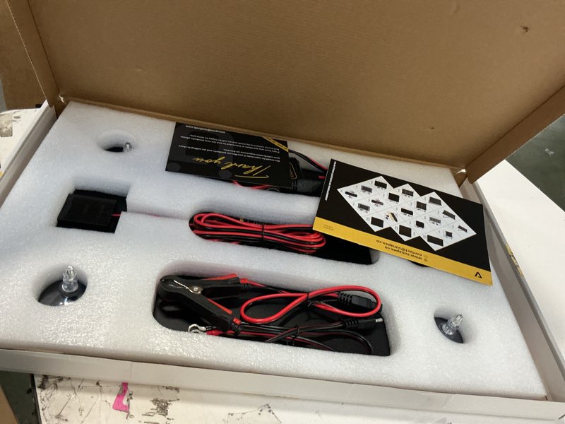 Condition photo showing Good Condition for SUNAPEX 12V 30Watt Solar Trickle Charger Maintainer with MPPT Controller - Portable Waterproof Solar Powered Battery Charger - Solar Panel Kit for Car Rv Trailer Truck Boat Automotive Marine 30W MPPT Black