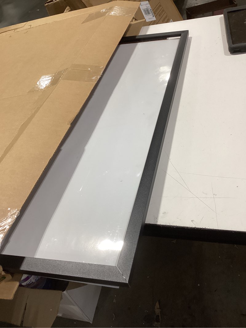 Condition photo showing As Is for giftgarden 19.7x27.6 puzzle frame black, 50x70cm picture frame for 1000 pieces puzzles wall display, single 19.7x27.6 black