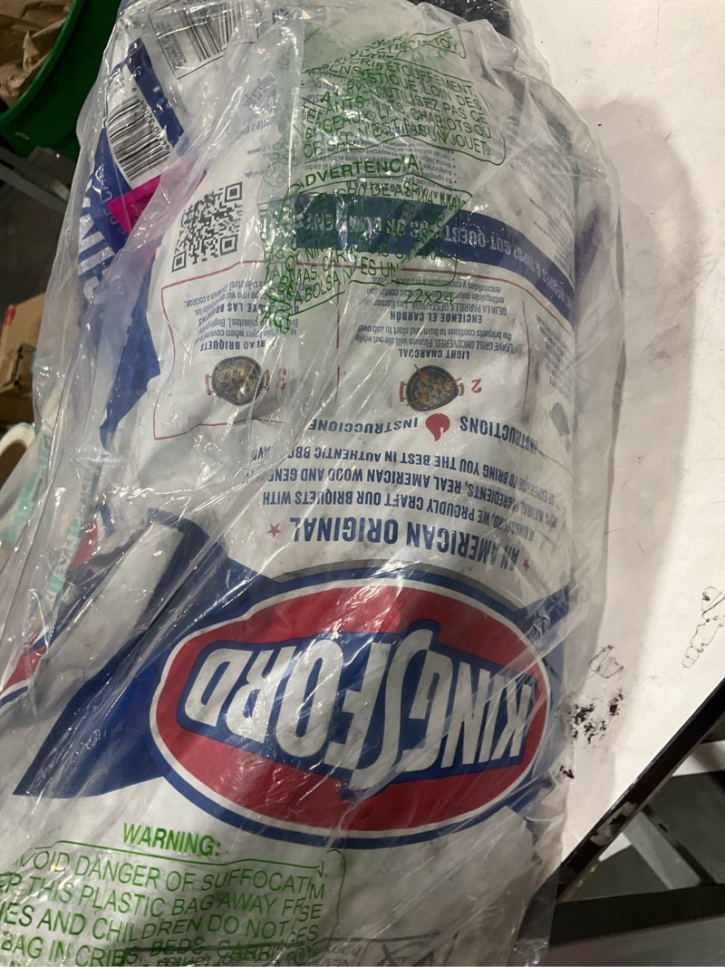 Condition photo showing As Is for kingsford original charcoal briquettes, bbq charcoal for grilling, 16 pounds (package may vary)