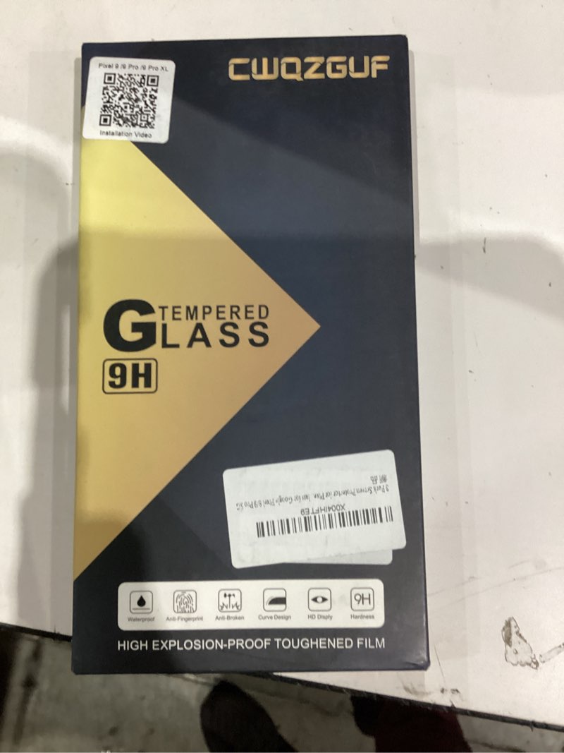 Condition photo showing New/Like New for 3 Pack Screen Protector Compatible with Pixel 9 / Pixel 9 Pro 5G with Dust Removal Installation Tool, Easy to Install, Anti Scratch, Bubble Free, HD Tempered Glass