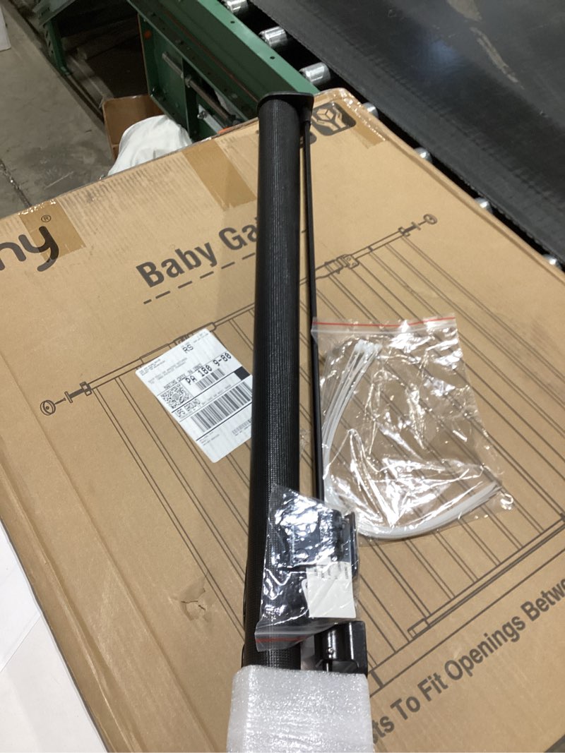 probebi Retractable Baby, Child & Dog Gates for Stairs, Extends to 54" Wide 34" Tall, Use for Outdoo