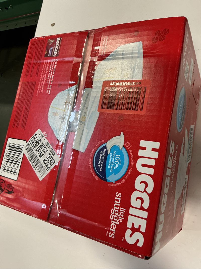 Condition photo showing New/Like New for Huggies Size Newborn Diapers, Little Snugglers Baby Diapers, Size Newborn (up to 10 lbs), 144 Count, Packaging May Vary Newborn 144
