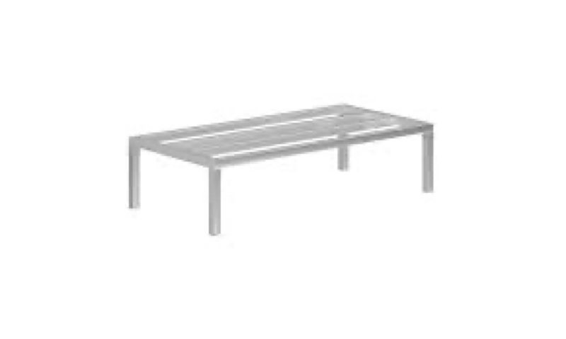MorningRo 2 Pack Dunnage Rack 48" Long x 24" Wide, 7.9" Height Stainless Steel Shelf 3500+ Pound Cap