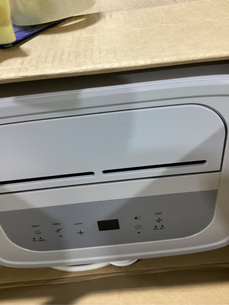 Condition photo showing As Is for waykar 80 pints 2025 energy star dehumidifier for spaces up to 5,000 sq. ft for basement and home, large room with drain hose and 1.14 gallons water tank 80 pints 5000 sq. ft