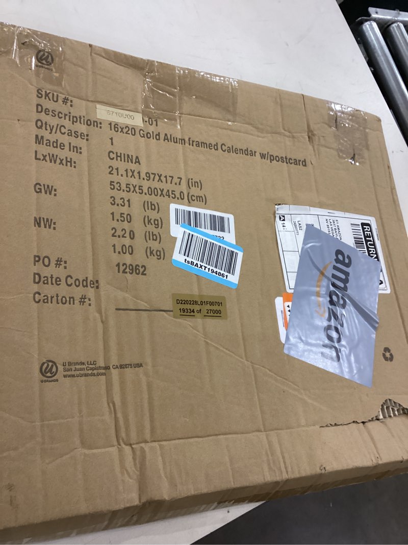 Condition photo showing Good Condition for U Brands Tile Whiteboard and Bulletin Board Value Pack with Undated One Month Calendar, 14” x 14”, 2 Pieces Silver 14"W x 14"H Dry Erase+Bulletin Board