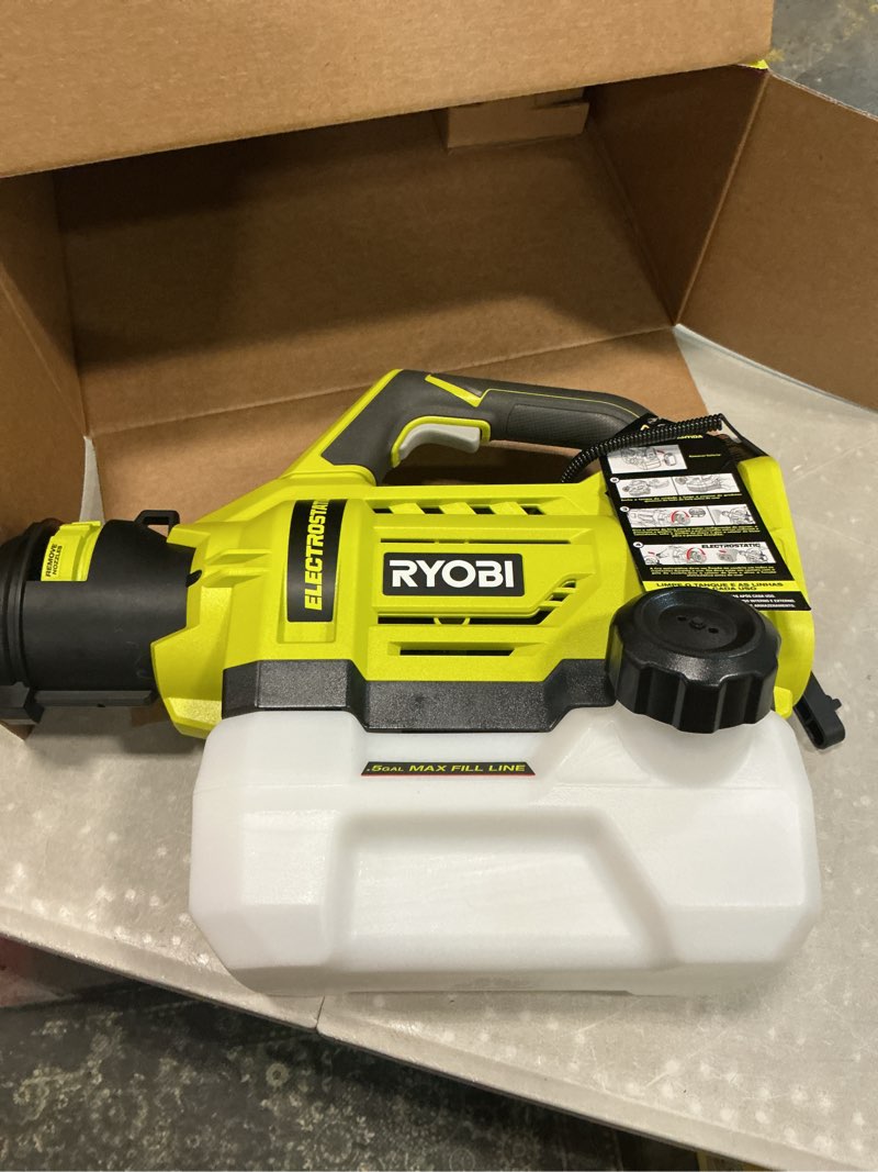 Condition photo showing New/Like New for one+ 18v cordless electrostatic 0.5 gal. sprayer (tool only)