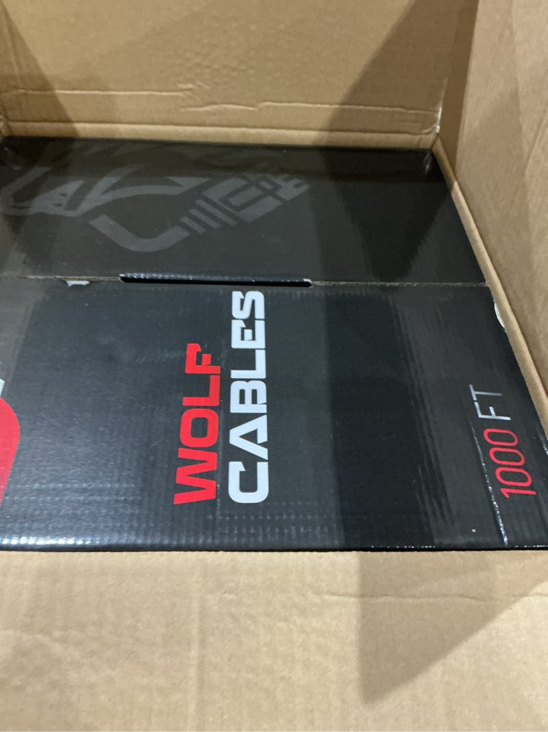 Condition photo showing New/Like New for | heavy-duty cat6 ethernet cable 1000ft | utp, 23awg, 550mhz | stable & remarkable performance (white)