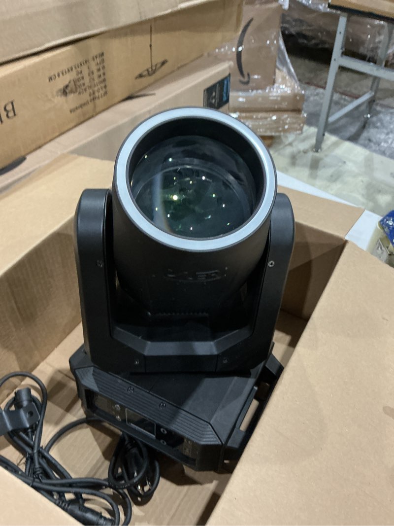 Condition photo showing Good Condition for 200w led moving head light with ring beam+spot+18 rotating prisms+rainbow 12 gobo 8 color effect dj dmx stage light disco bar
