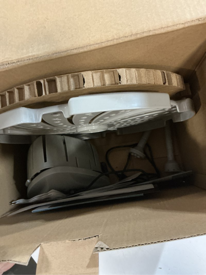 Condition photo showing As Is for hydria 5.3-in h plastic water planter outdoor fountain pump included