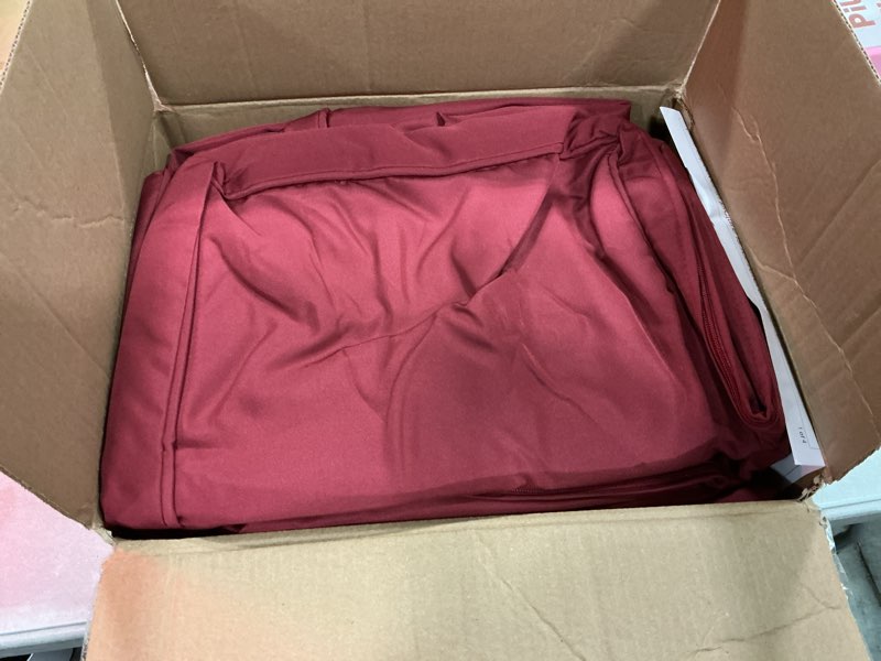 Condition photo showing Good Condition for 14pcs outdoor cushion covers replacement washable w/zipper for 6-seaters sofa patio slipcovers set seat and back covers only-23.6x23.6x4inch red 23.6x23.6inch