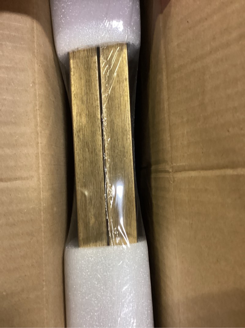 Condition photo showing New/Like New for Yaetm 20x24 Gold Picture Frame Matted to 16x20 Set of 2, 1.4” Wide Molding & Rustic Gold Frames for Wall Gallery, Home and Office, Wall Mounting, 2 Pack 20x24, 2 pack Gold