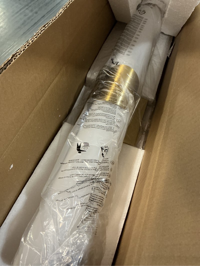 Condition photo showing Good Condition for modern gold wall sconce 22 inch dimmable bathroom sconces 5cct led wall lights with acrylic shade hardwired long vanity lighting fixtures over mirror for bedroom living room gold 22 inch (1 pack)