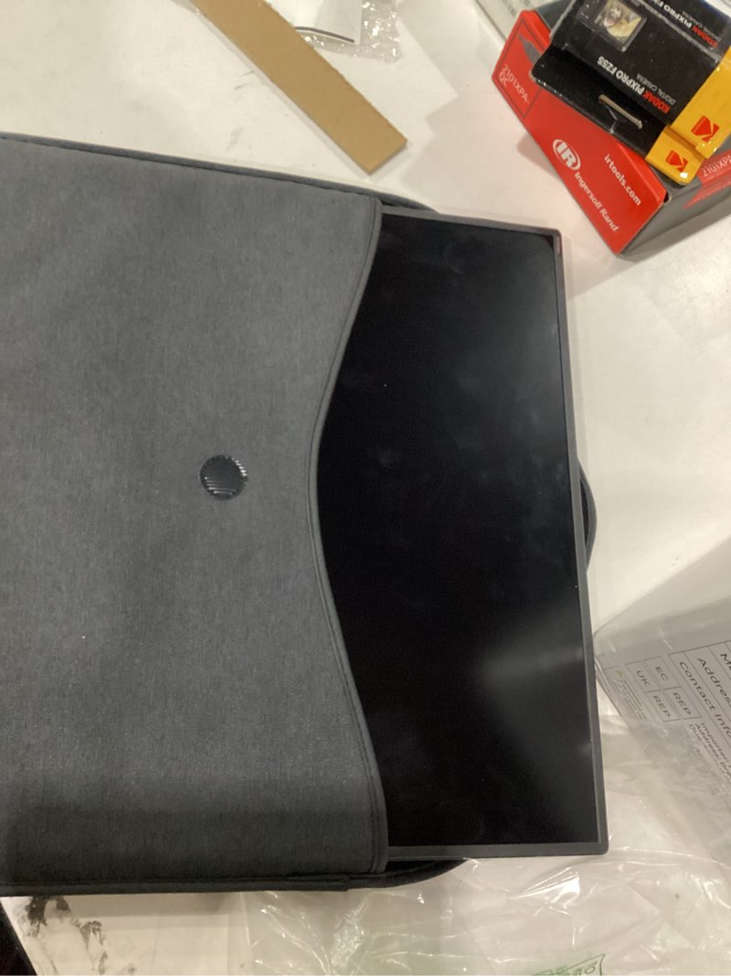 Condition photo showing As Is for ASUS ZenScreen 16” (15.6 inch viewable) 1080P USB-C Portable Monitor (MB16AHV) - Full HD, IPS, Blue Light Filter, Anti-glare, Mini HDMI, Kickstand, Tripod Mountable, Protective Sleeve, 3 year warranty 16" Kickstand