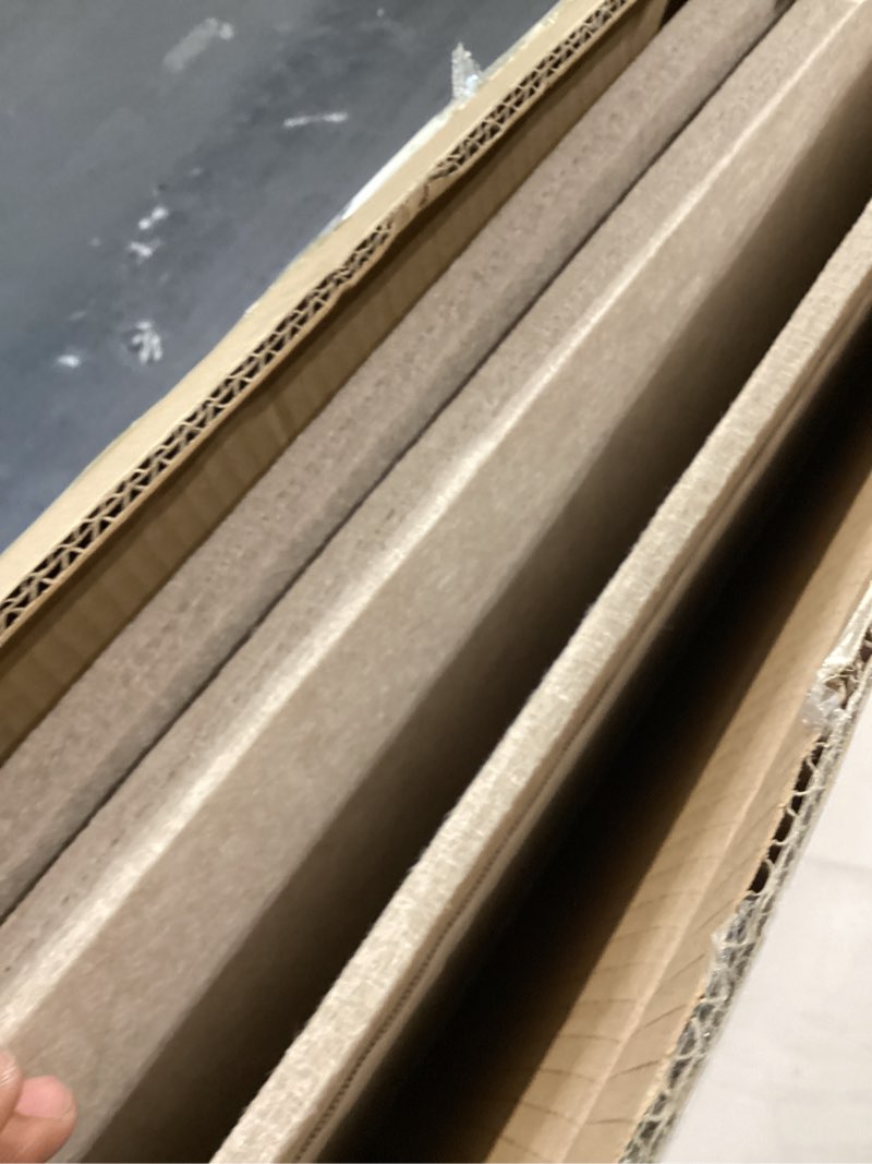 Condition photo showing Good Condition for felt extra large bulletin board, 96 x 48 inches decorative felt pin board alternative foldable picture framed display board for school home office kitchen walls(grey)