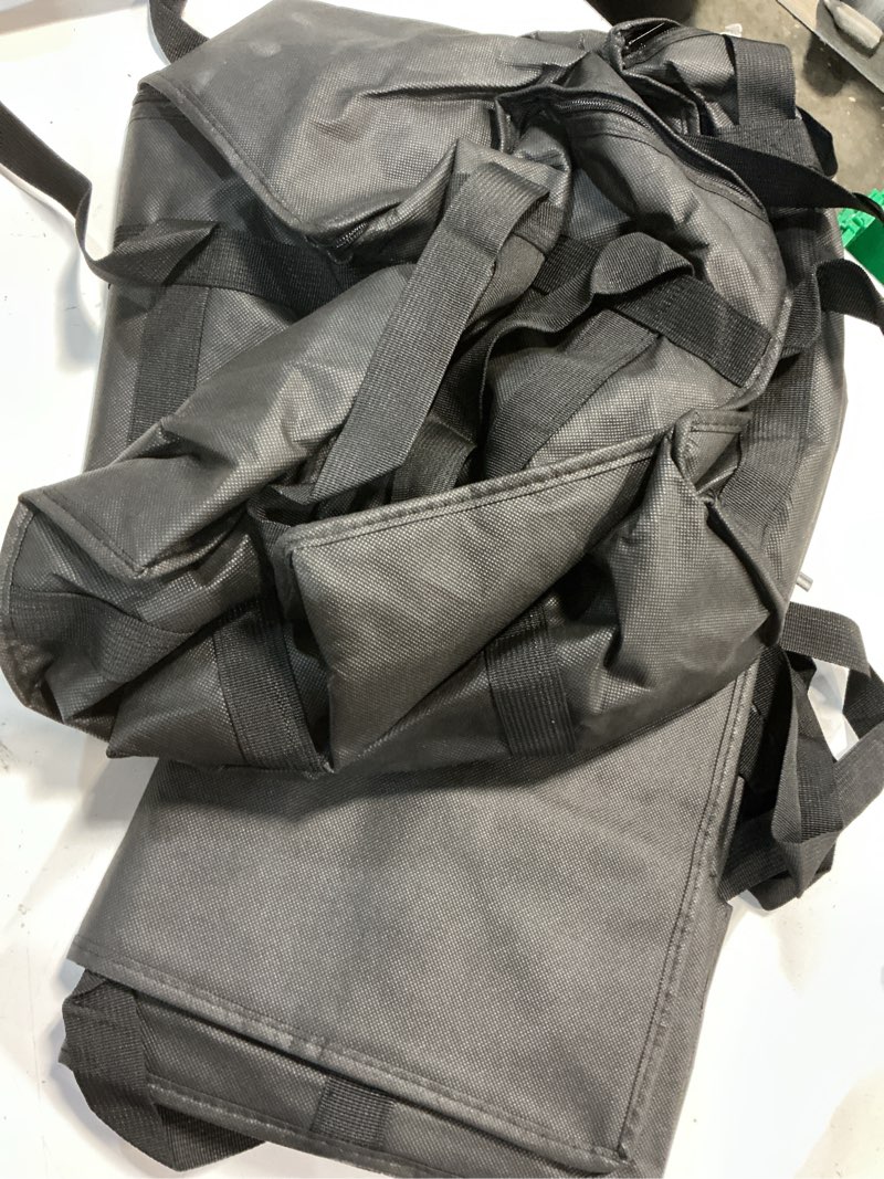 Condition photo showing Good Condition for peasug insulated bags for food delivery, xxxl pizza delivery bags, large capacity cooler bag keep food warm for grocery shopping and catering, foldable, heavy-duty (black) xxx-large black 1