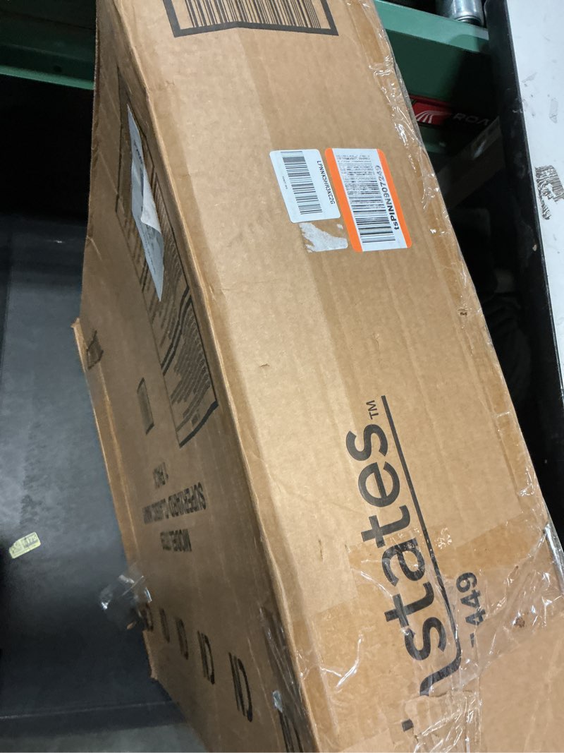 Condition photo showing Good Condition for Toddleroo by North States - Superyard Baby Play Yard: Freestanding 6 Panel Baby Playpen - Indoor or Outdoor Use - Made in USA - Encloses Up to 18.5 Square Feet - 26 Inches Tall - Navy 26 Inch Navy