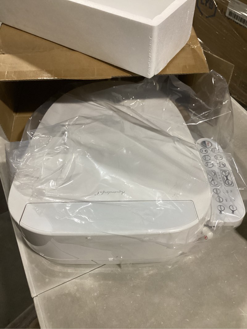 Condition photo showing Good Condition for Bidet Toilet Seat, Electric Smart Heated Seat with Slow Closes, Warm Water, Dryer, Vortex Wash, Rear and Front Wash, Night Light, White, 208 (Elongated) Oval