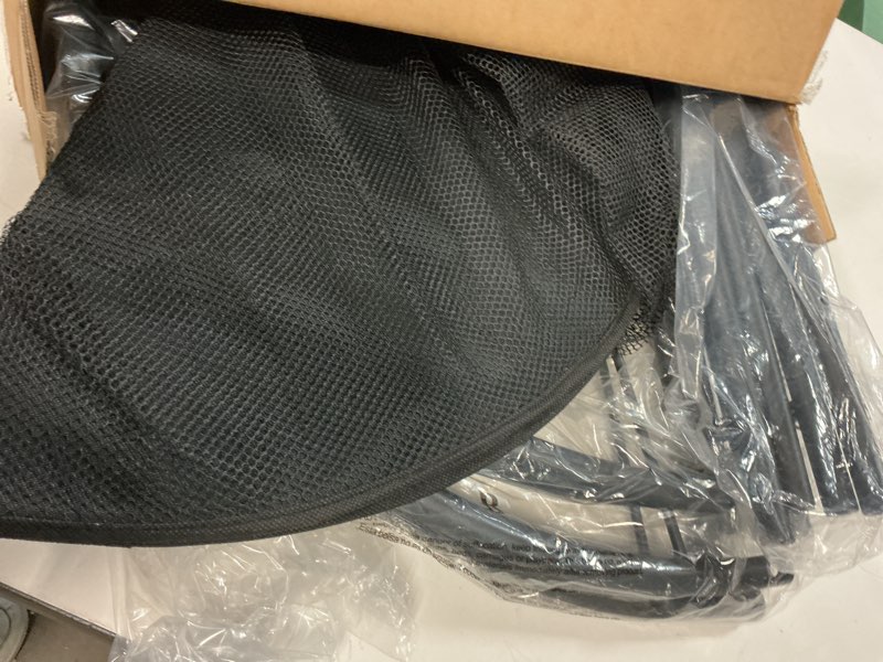 Condition photo showing Good Condition for Ball Storage Bin for Garage, Balls Holder for Soccer, Basketball, Ball Cart, Rolling Basketball Rack for Outdoor, Indoor 81.4 U.S. Gals