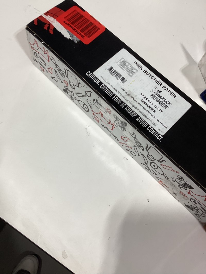 Pink Butcher Paper Roll With Dispenser Box - 17.25 Inch by 175 Foot Roll of Food Grade Peach BBQ But